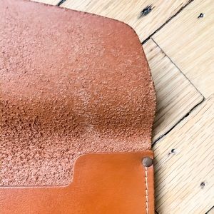 Handsome large leather folio